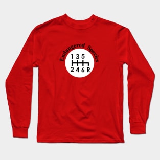 Endangered Species gear shift logo Long Sleeve T-Shirt